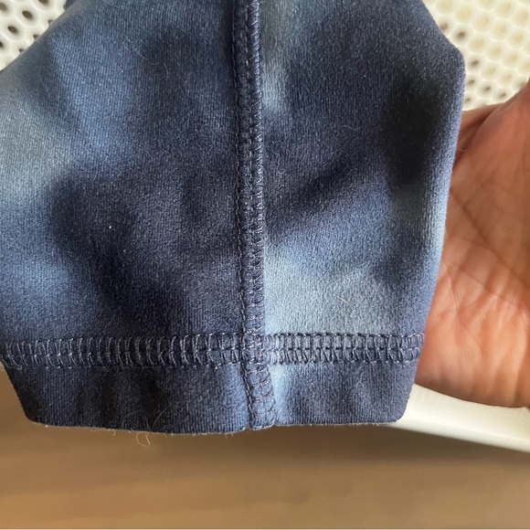 Danskin High Waisted Tie Dye Leggings Size Medium in Ocean Marble Inseam 24” - Picture 8 of 11